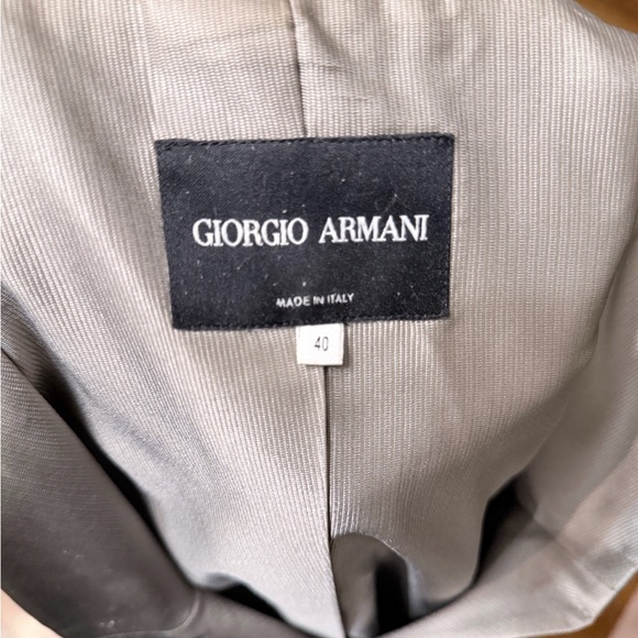 Women’s Giorgio Armani RARE Silk Organza Blazer Sz 40 mint ! - Picture 12 of 13